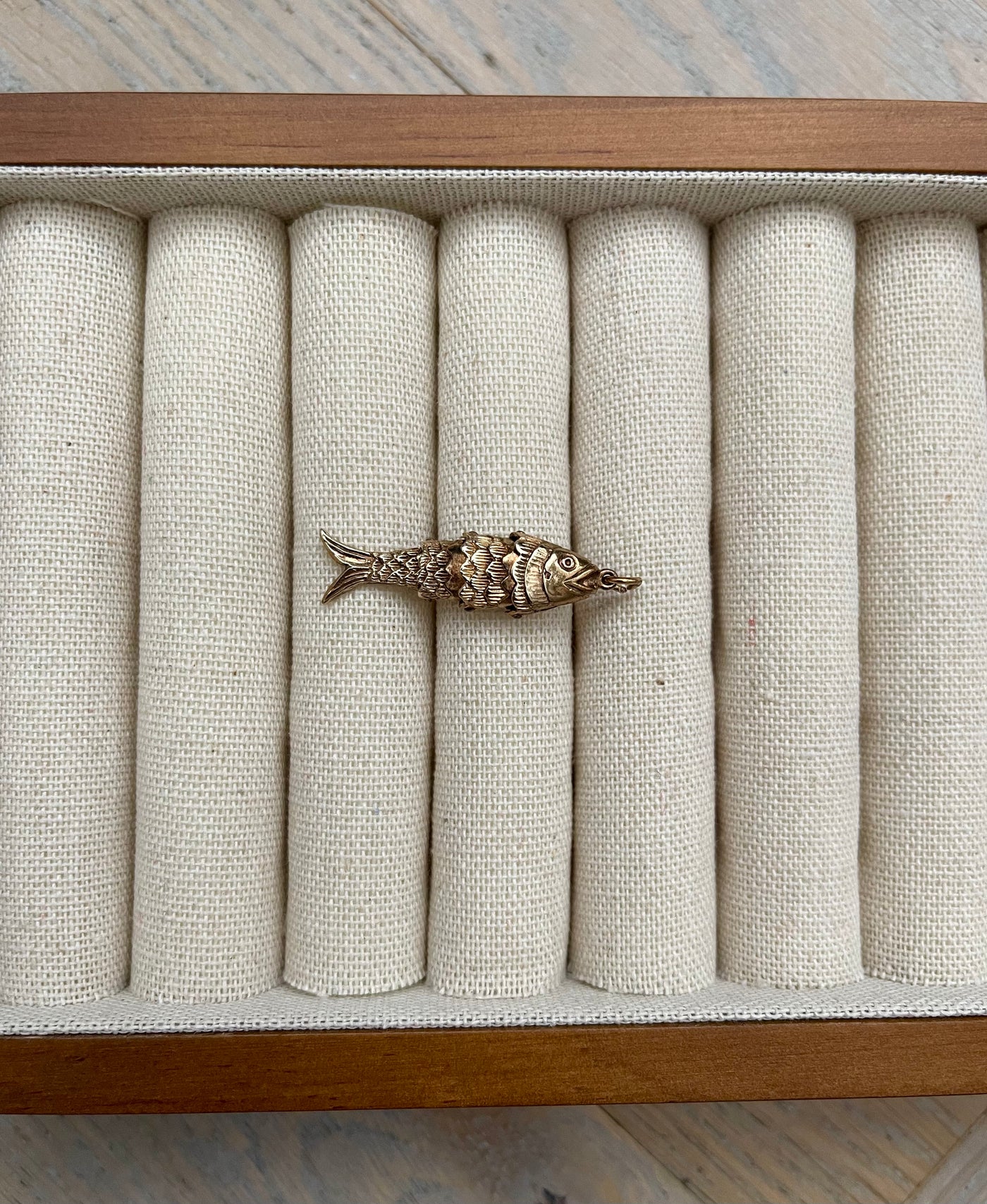 'Francesca' 9ct Gold Vintage Fish Charm
