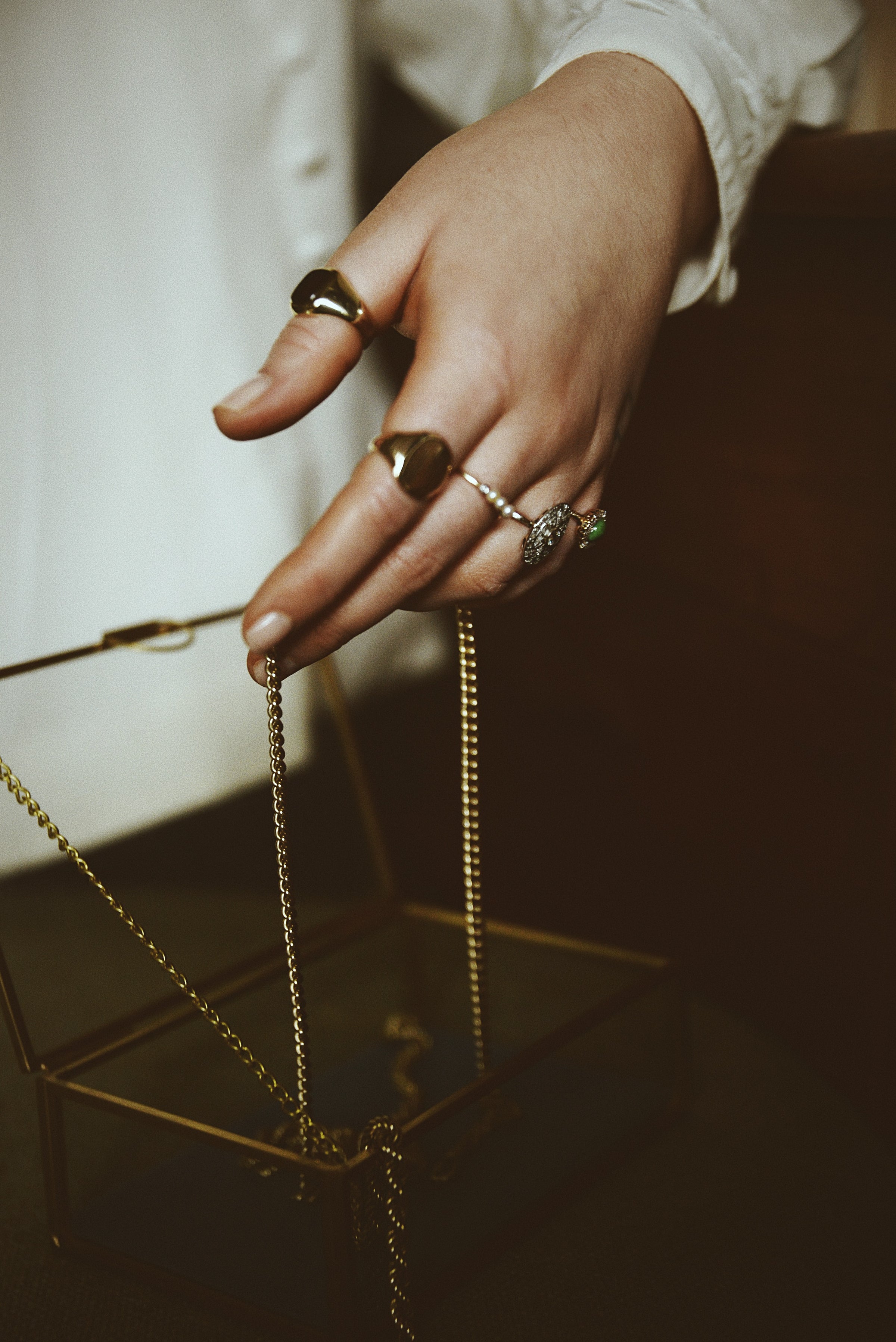 vintage gold rings