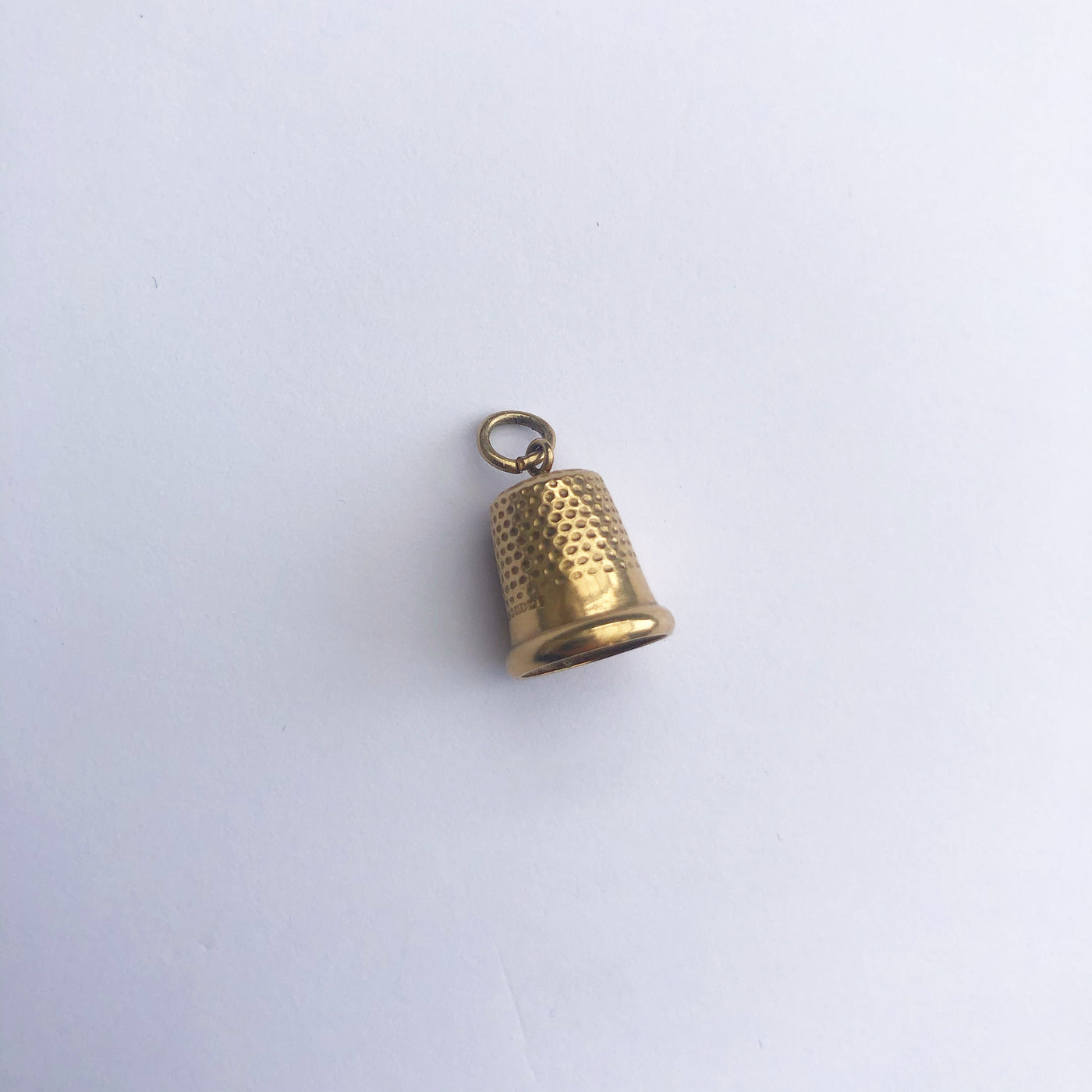 'Coco' Vintage 9ct Thimble Charm