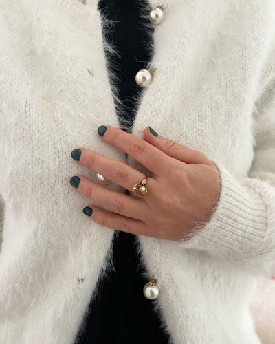 'Serephina' 9ct Vintage Citrine Cocktail Ring