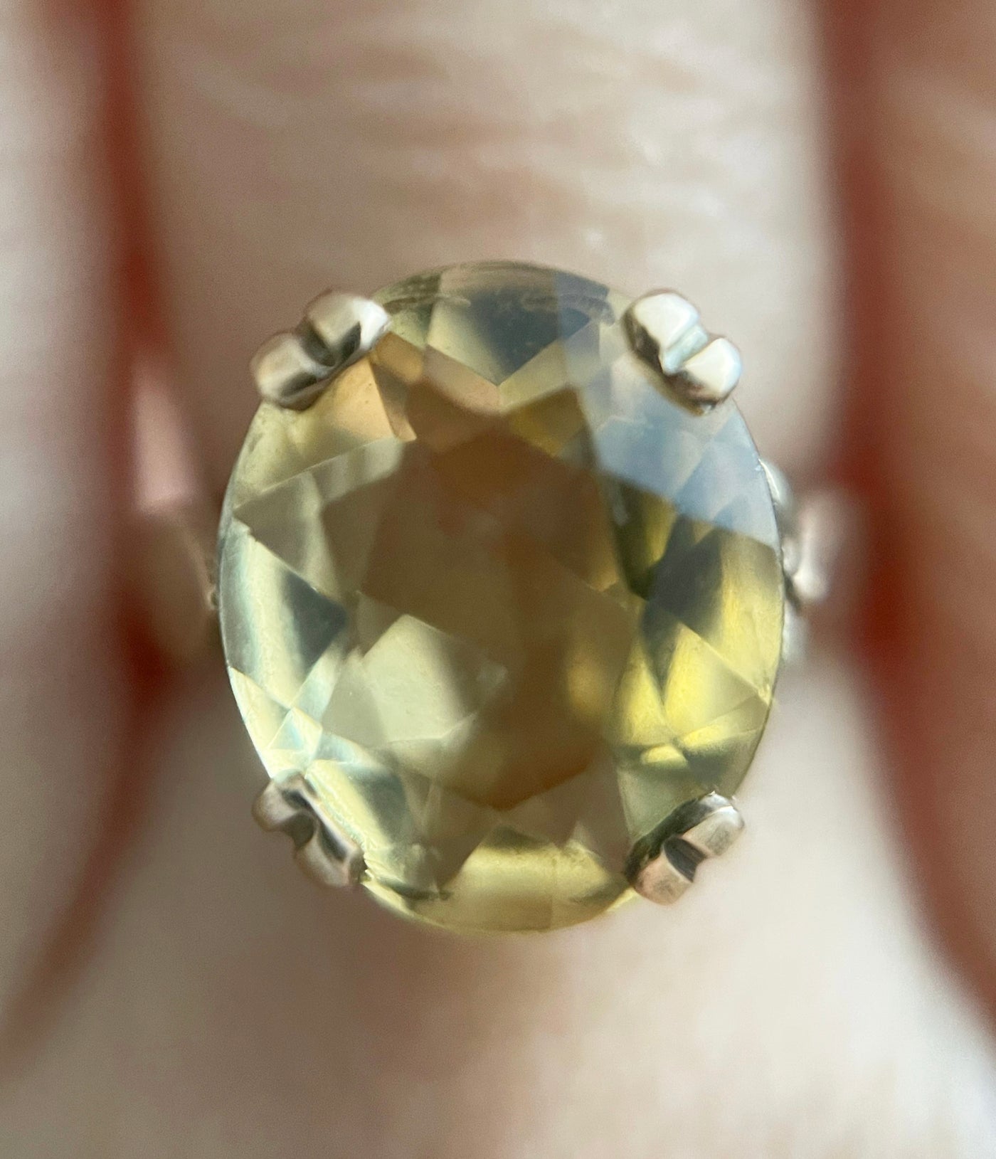 'Serephina' 9ct Vintage Citrine Cocktail Ring
