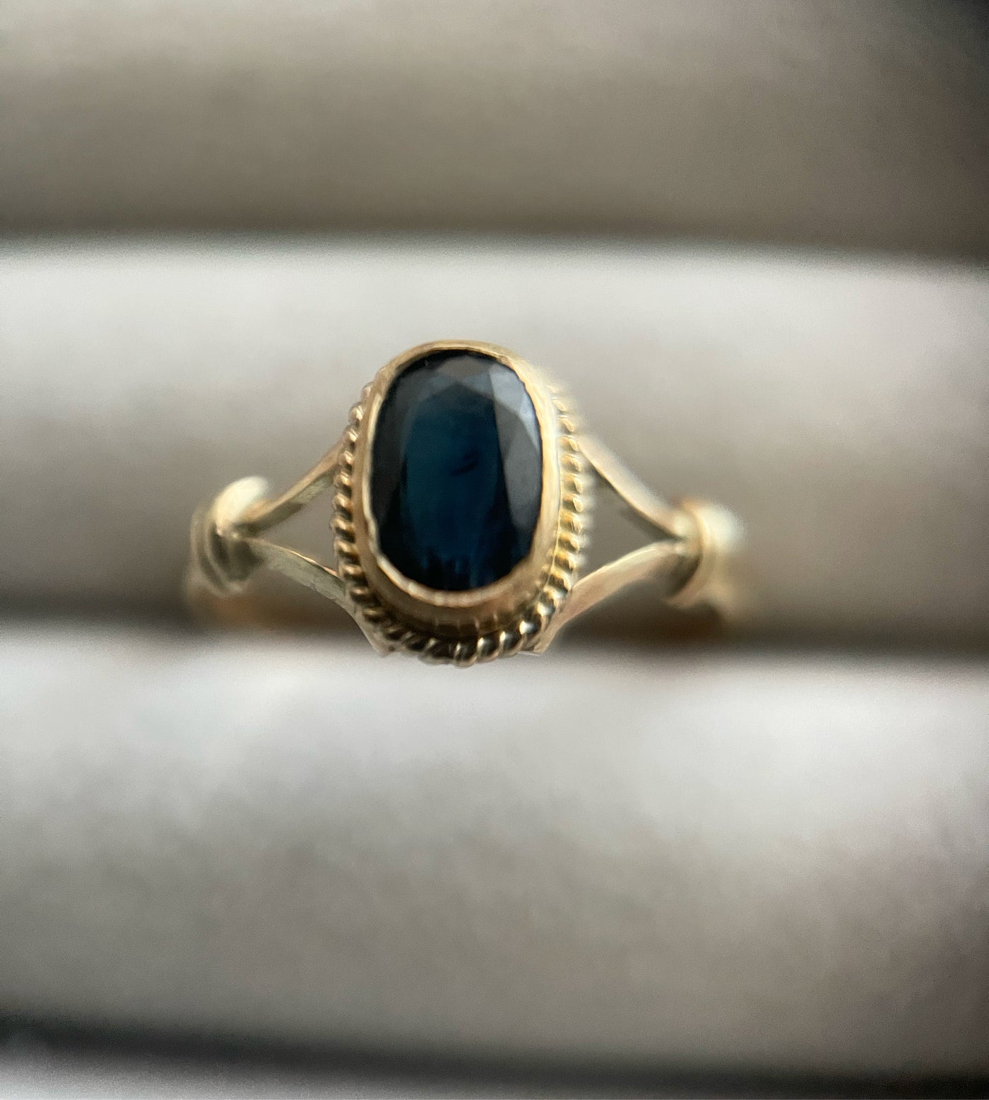 'Margaret' 9ct Vintage Sapphire Ring