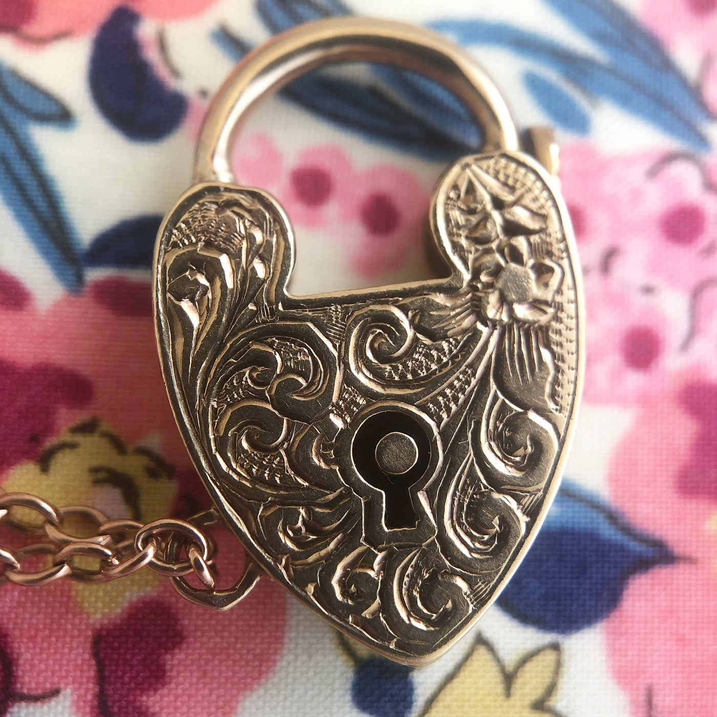 Ethel Antique Padlock Charm